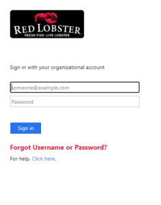 Red Lobster Employee Login 